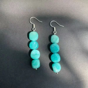 Pendientes de amazonita
