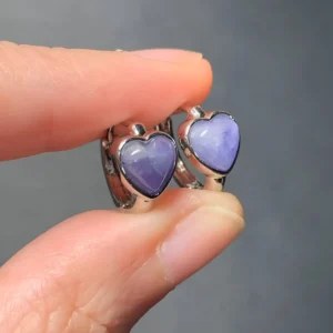 Pendientes de tanzanita