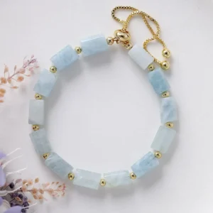 Pulsera aguamarina