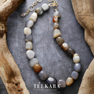 Collar de piedras ágata