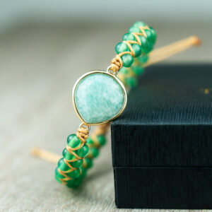 Pulsera ágata verde